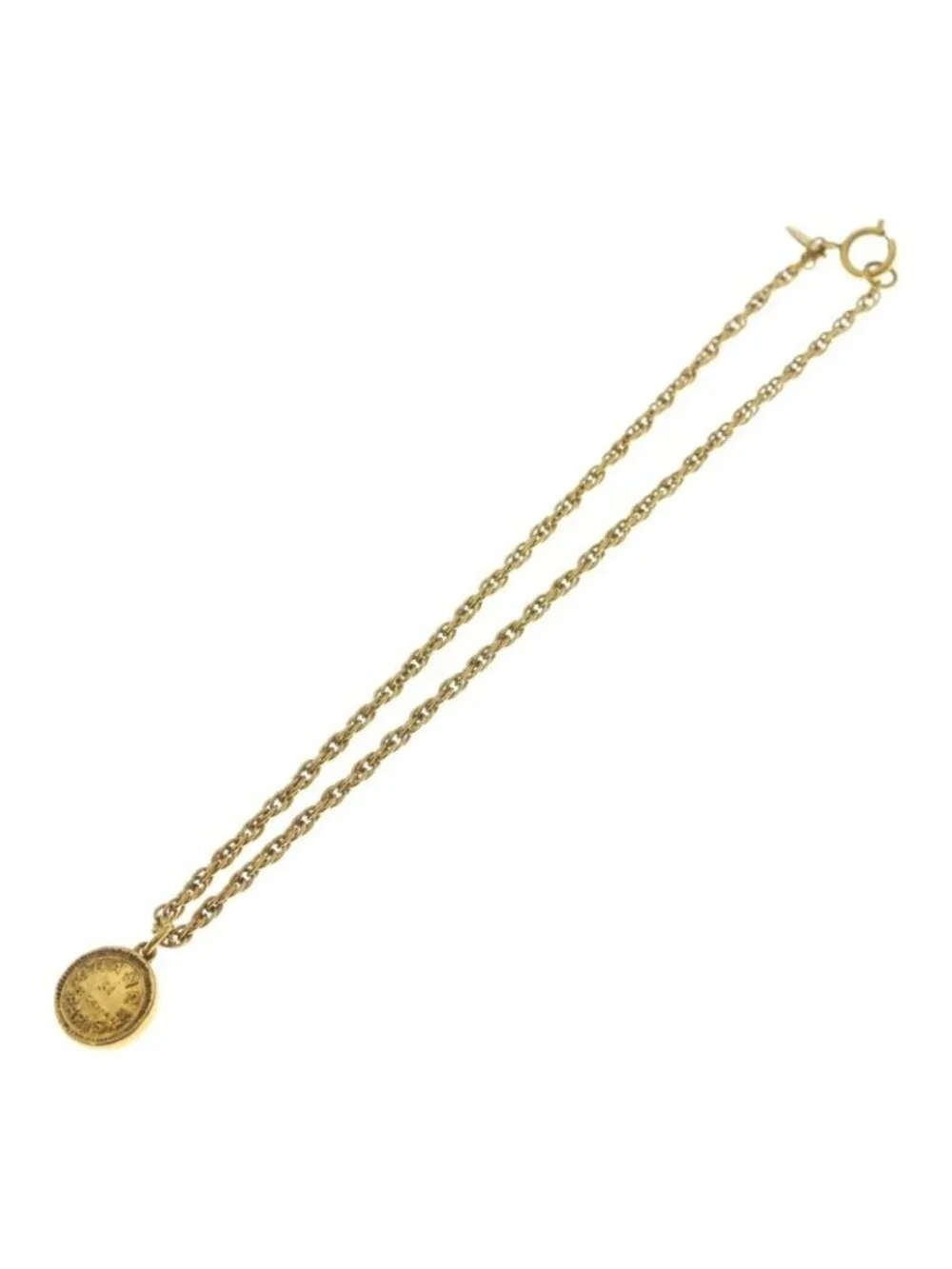 Chanel Coin Necklace Gold - Picture 2 of 6